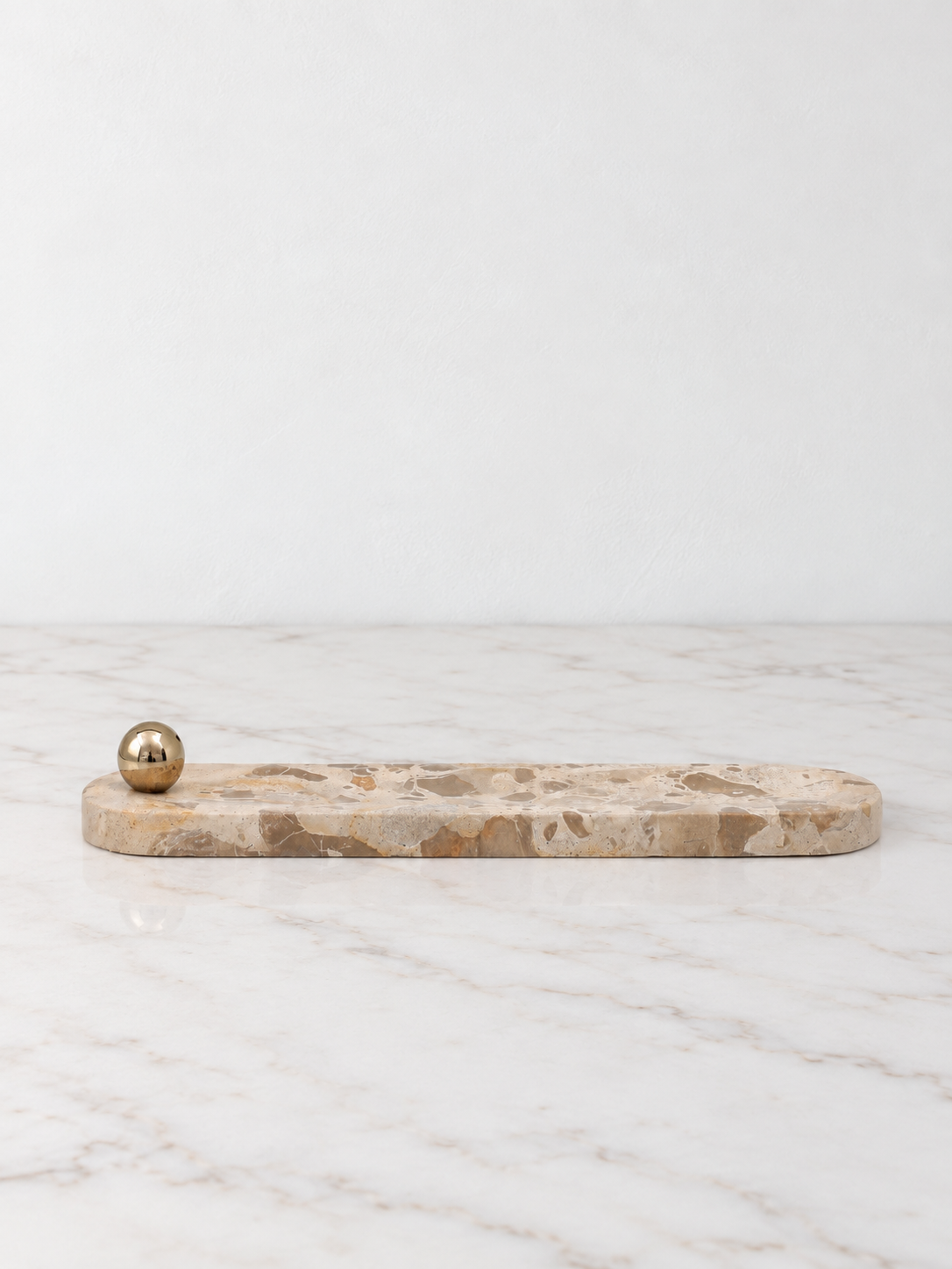 Fossil Beige Arc Incense Stick Holder