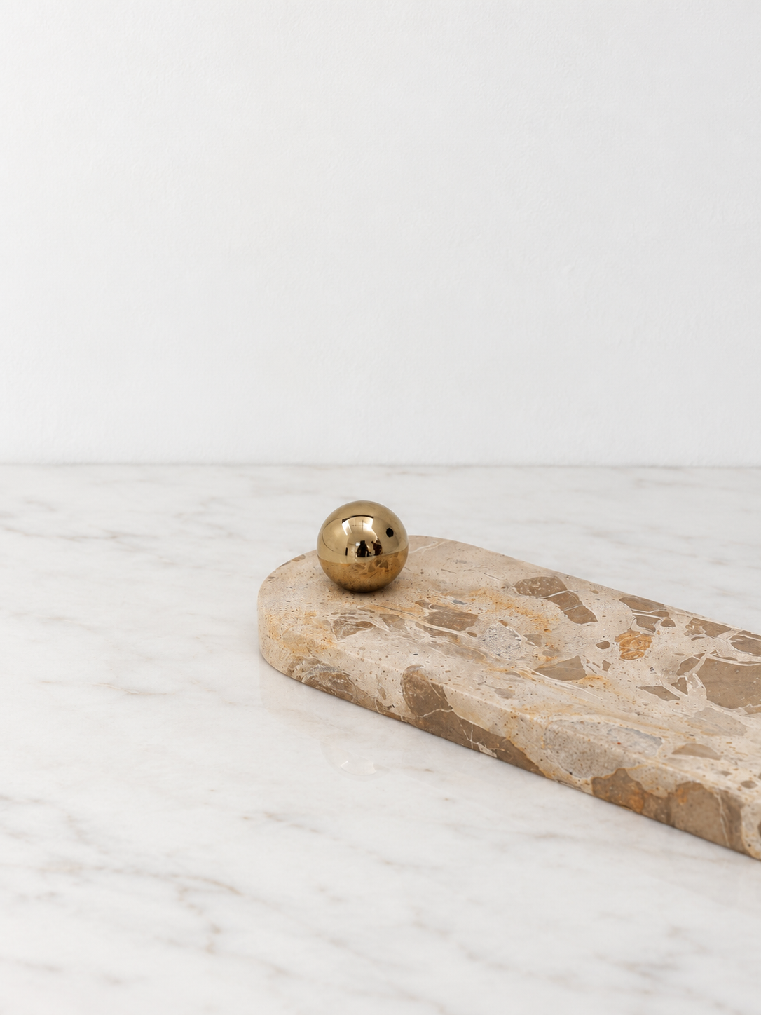Fossil Beige Arc Incense Stick Holder
