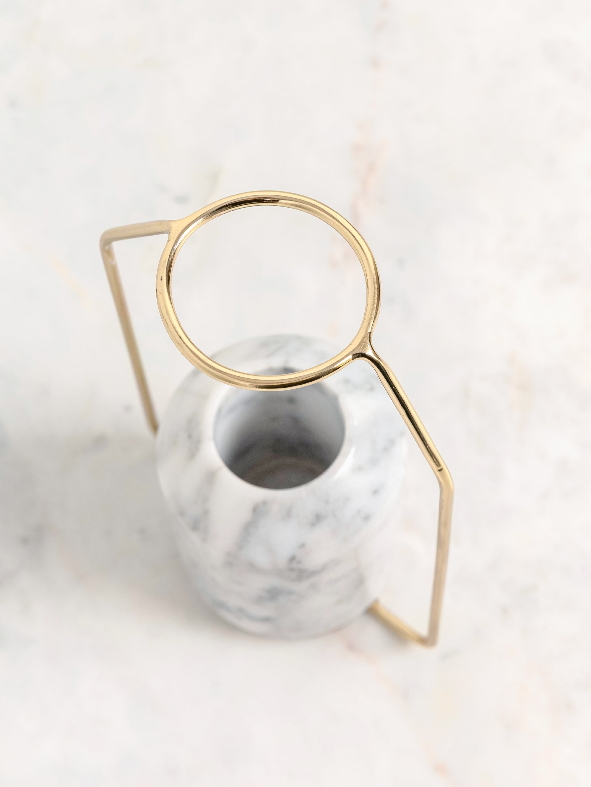 Italian Arabescato Marble Lantern Vase - H-NSV-0032 image 2