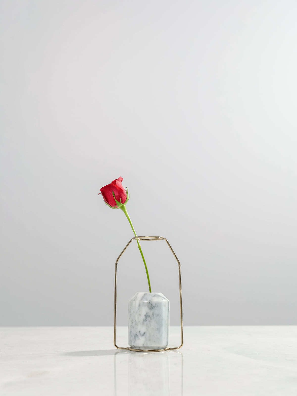 Italian Arabescato Marble Lantern Vase - H-NSV-0032 image 3