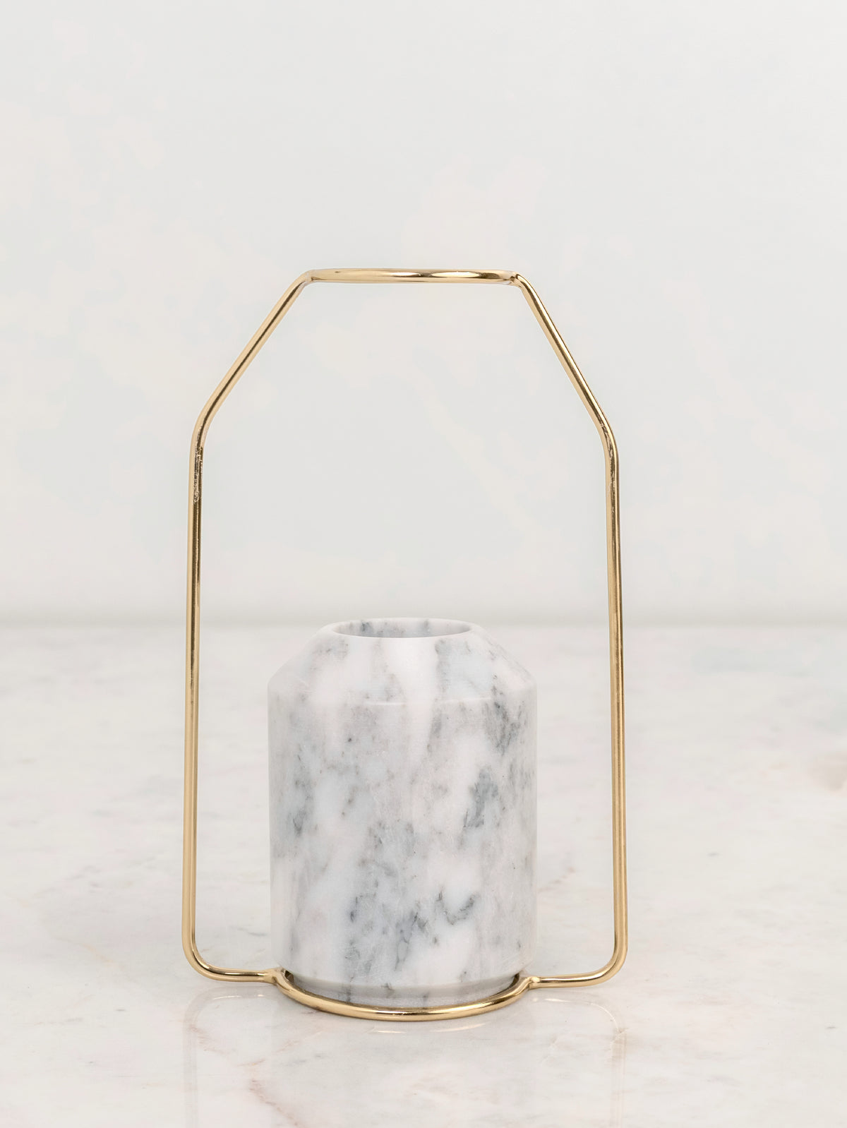 Italian Arabescato Marble Lantern Vase - H-NSV-0032 image 4