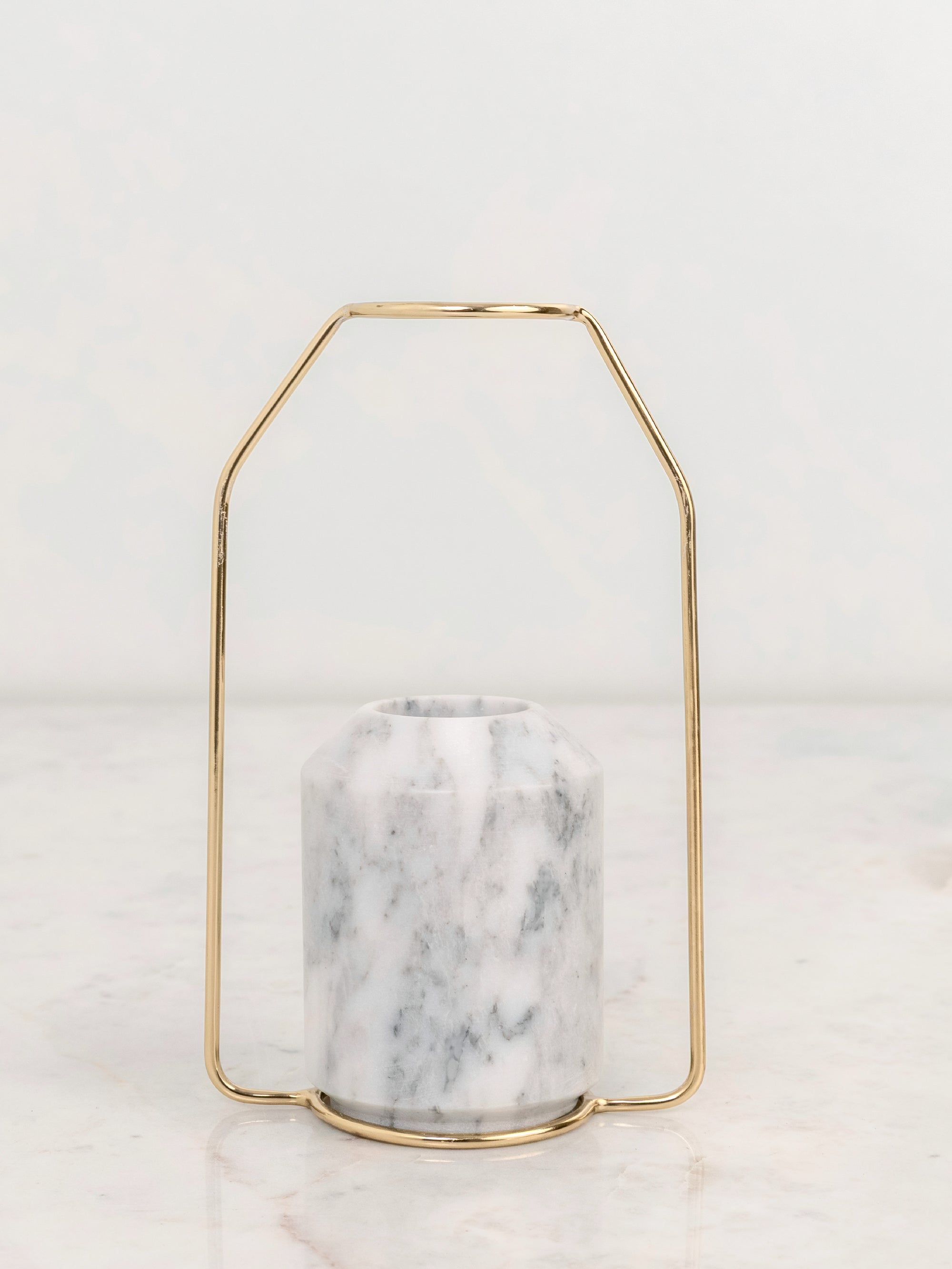 Italian Arabescato Marble Lantern Vase - H-NSV-0032 image 4