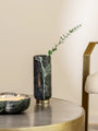 Aurelia Green Marble Cylindrical Vase