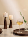 Arden Flare Pillar Candle Holders – Set Of 2