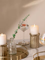 Radiant Gold Candle Holder set of 2