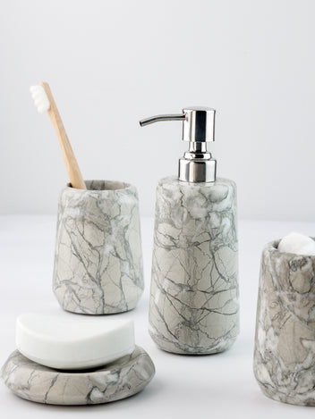 Sorelle I Beige Marble Soap Dispenser