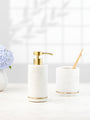 Solena White Marble Soap Dispenser