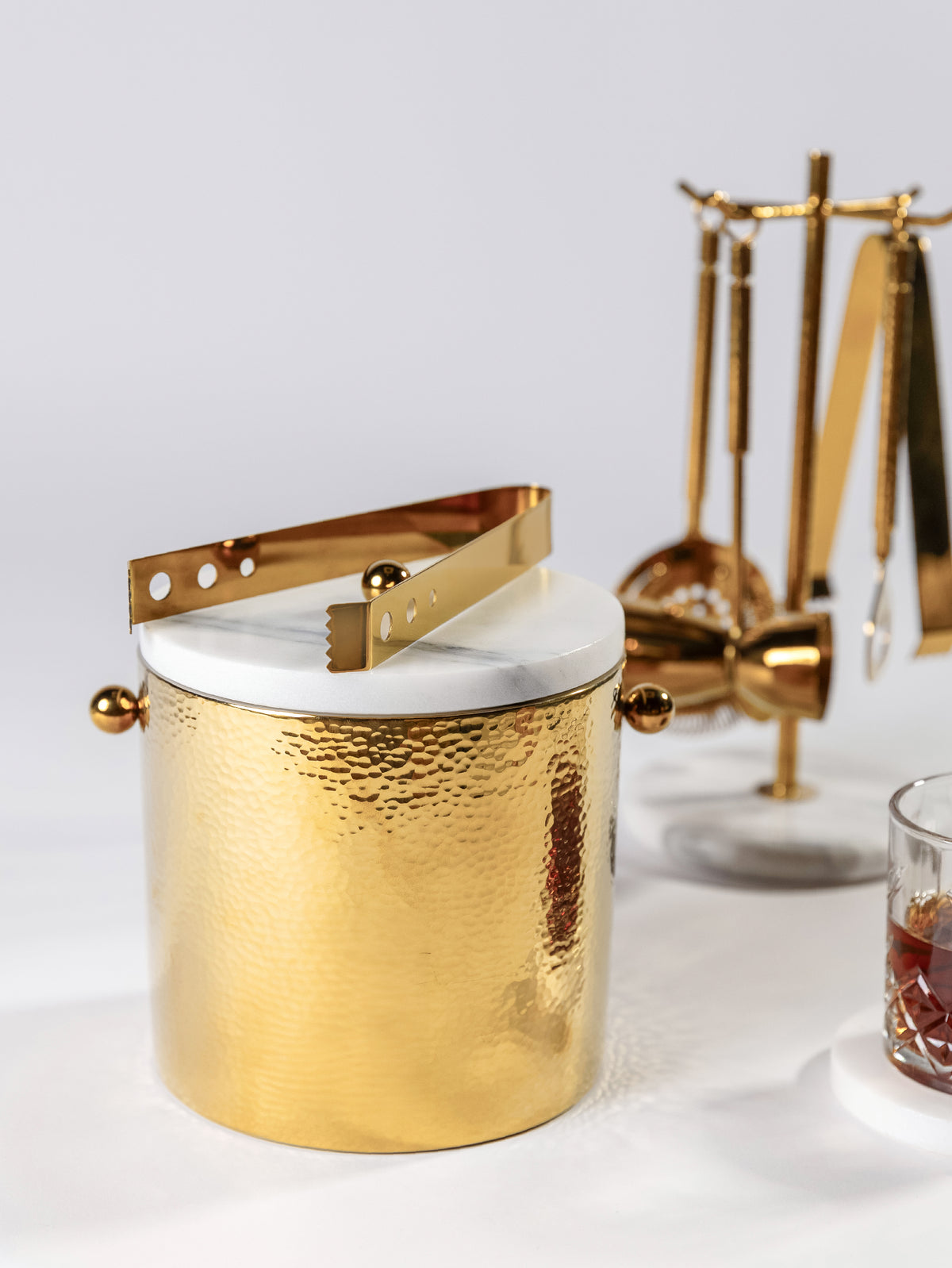 Italian Arabescato Regent Ice Bucket