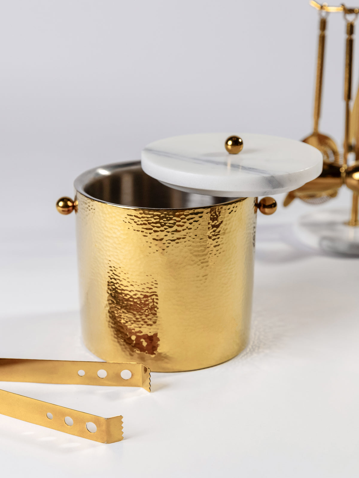 Italian Arabescato Regent Ice Bucket