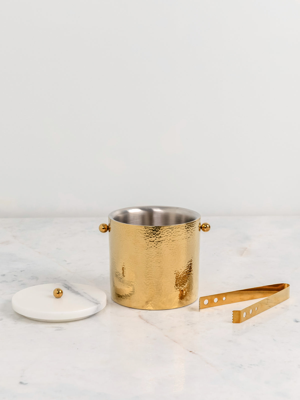 Italian Arabescato Regent Ice Bucket