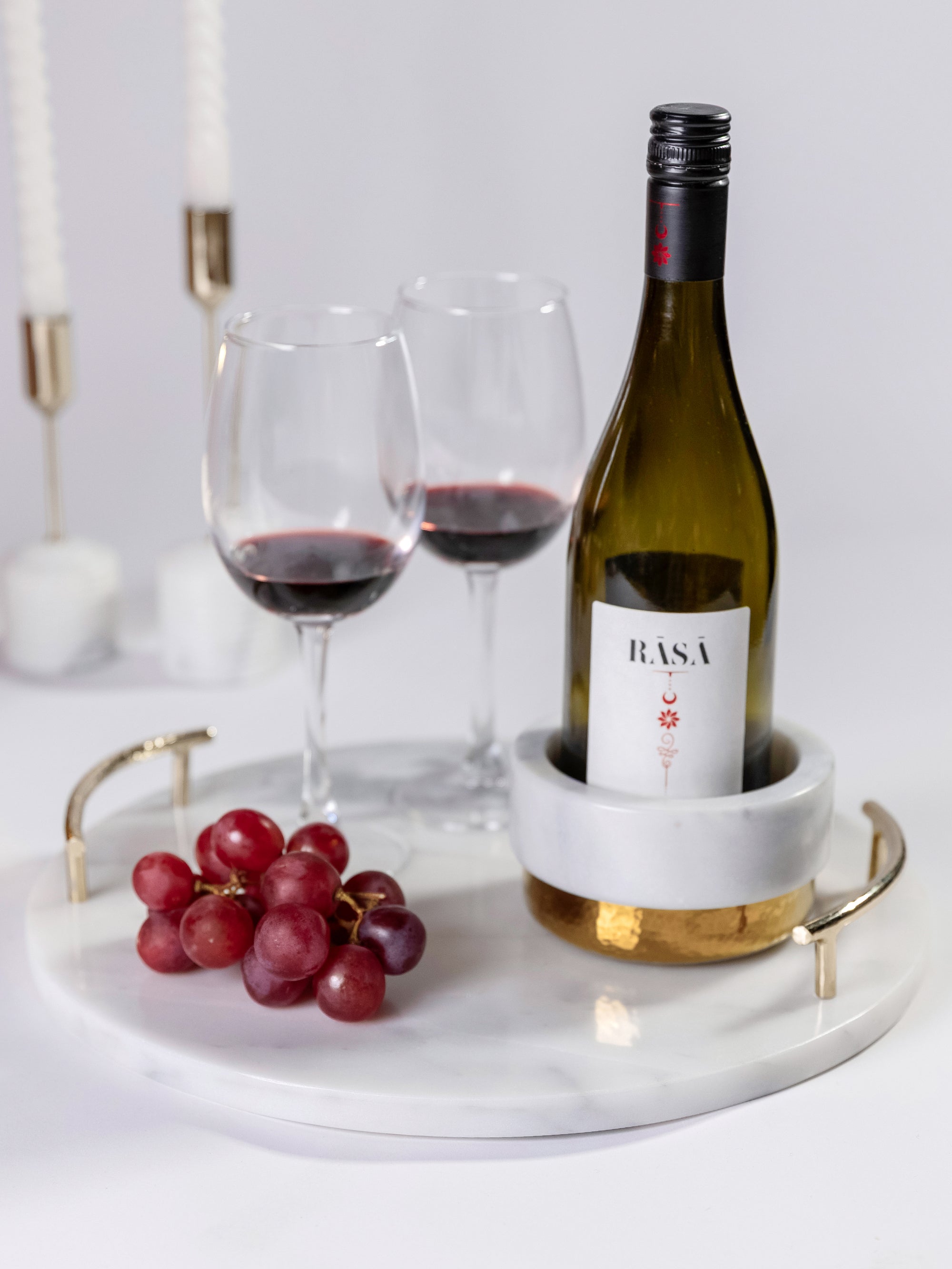 Atelier Arabescato Marble Tray - H-SBW-0005 image 1