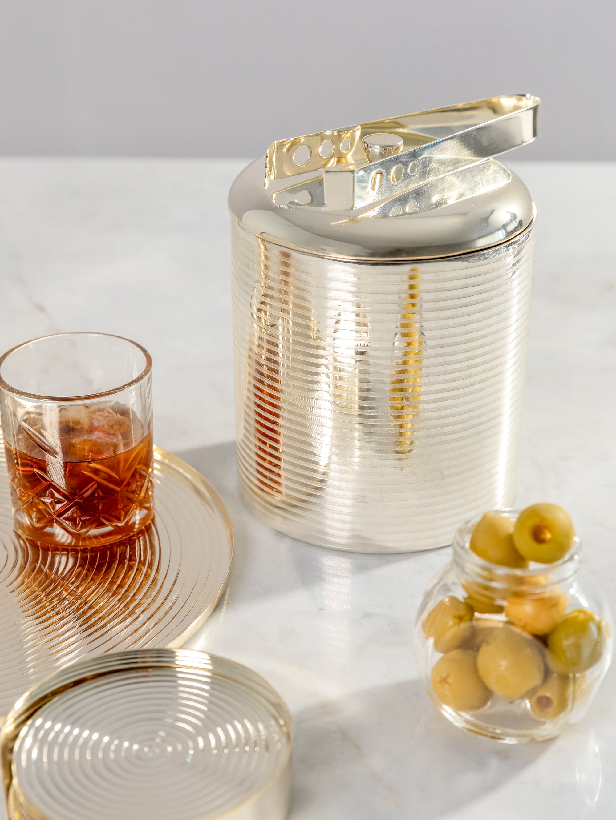 Linea Luxe Ice Bucket with Tong