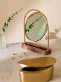 Wonder Pink Marble Vanity Mirror