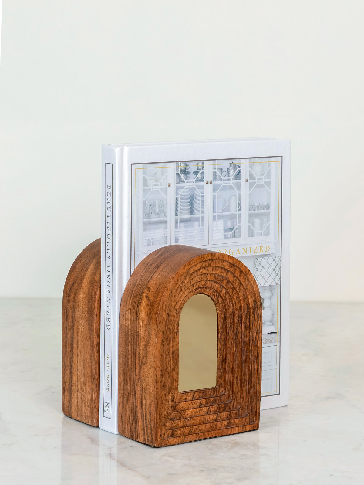 Woodcrest Arc Bookends