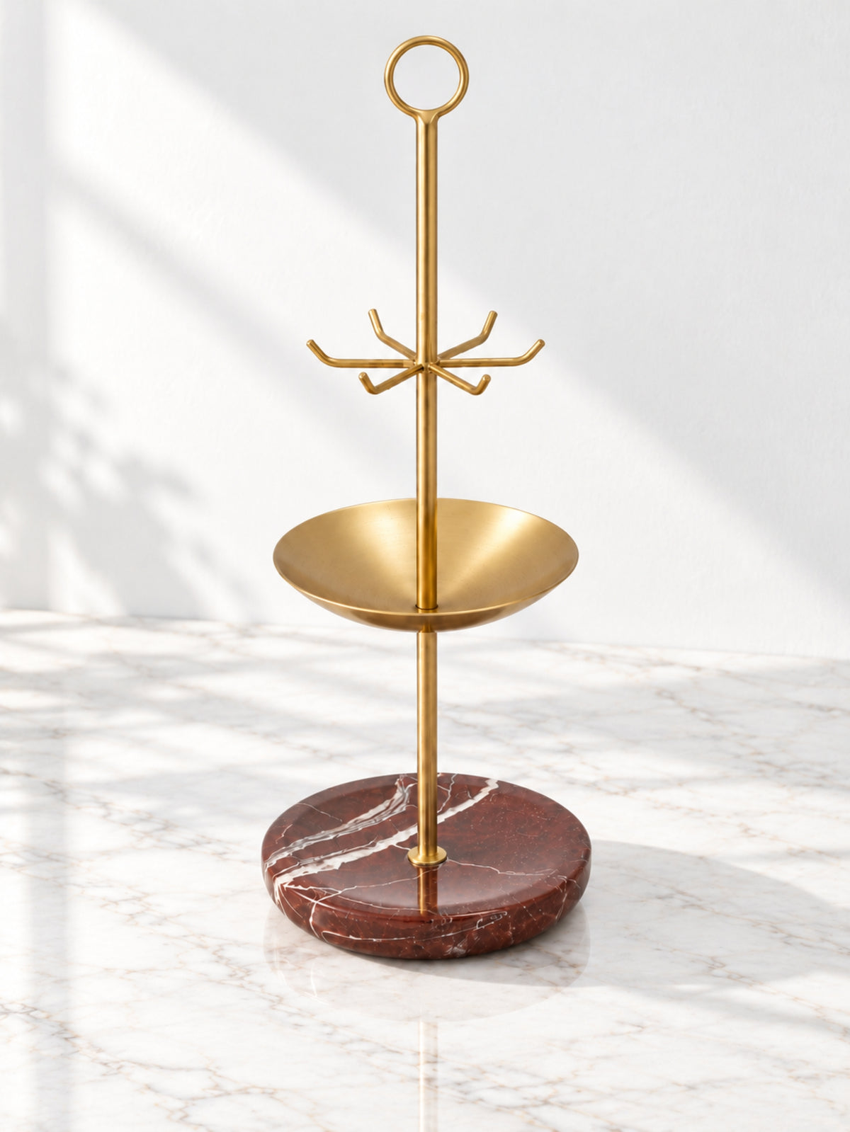 Rosso Levanto Orbit Jewellery Stand - view 2