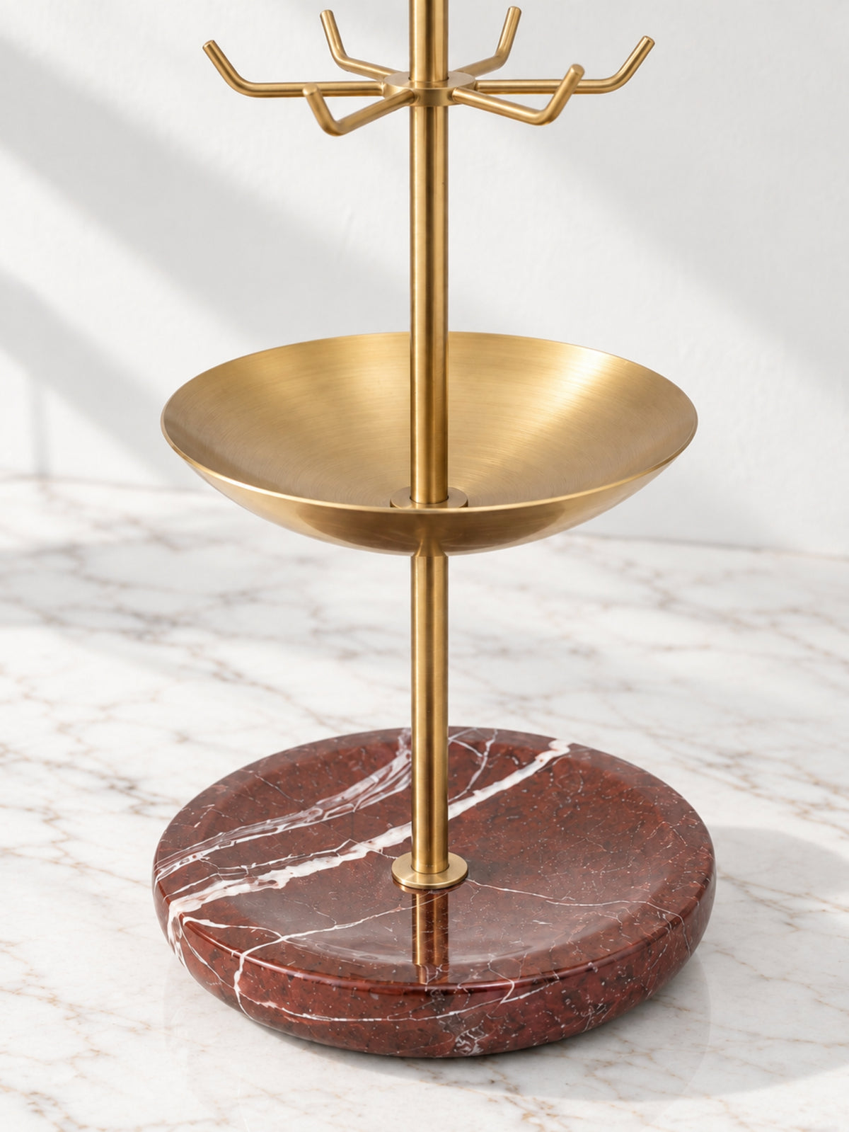 Rosso Levanto Orbit Jewellery Stand - view 4