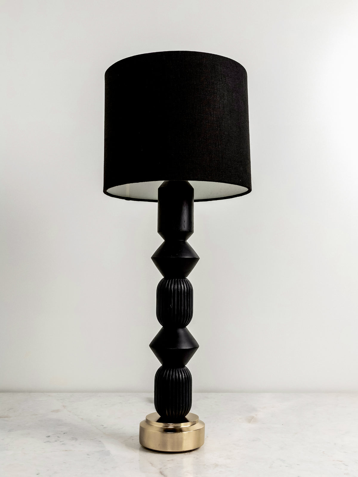 Nordic Mango Wood Luxe Table Lamp
