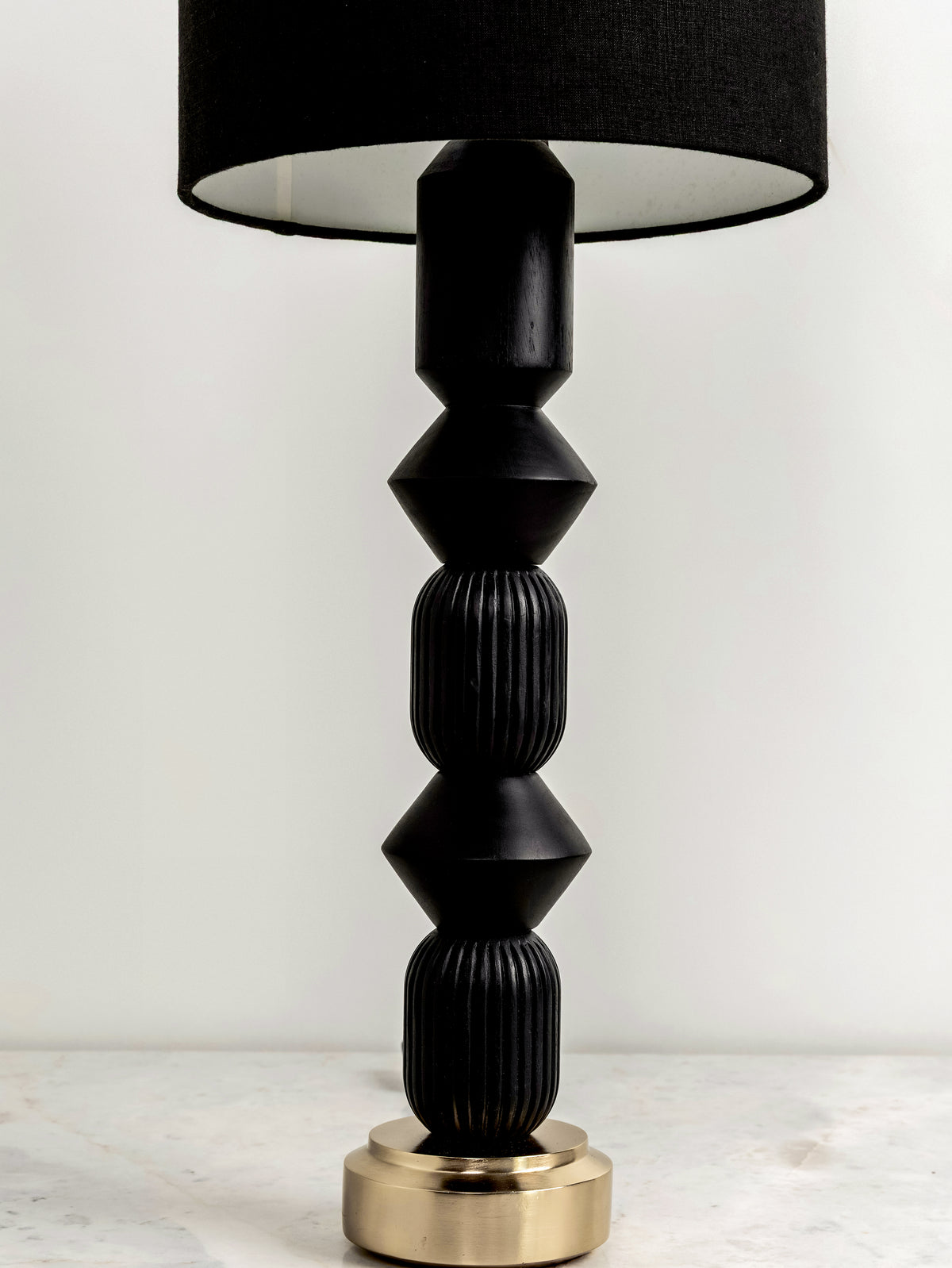 Nordic Mango Wood Luxe Table Lamp