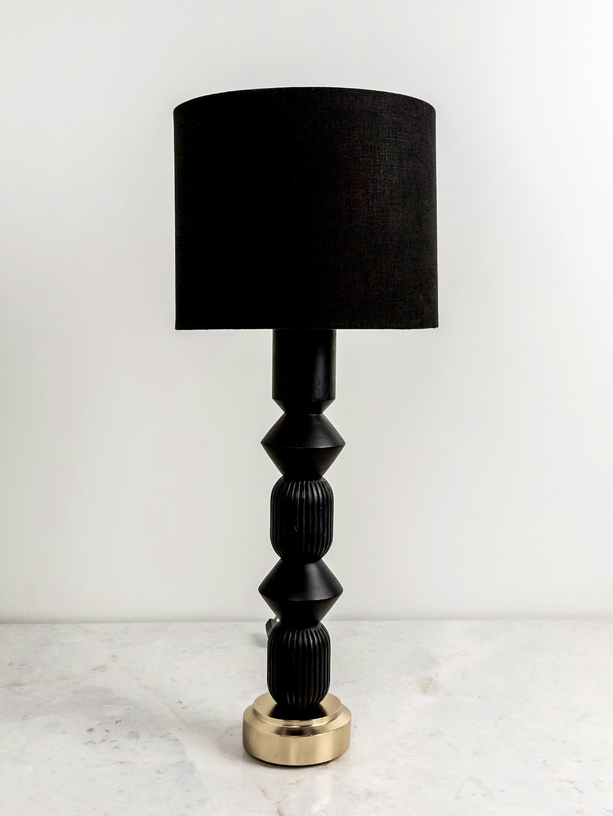 Nordic Mango Wood Luxe Table Lamp