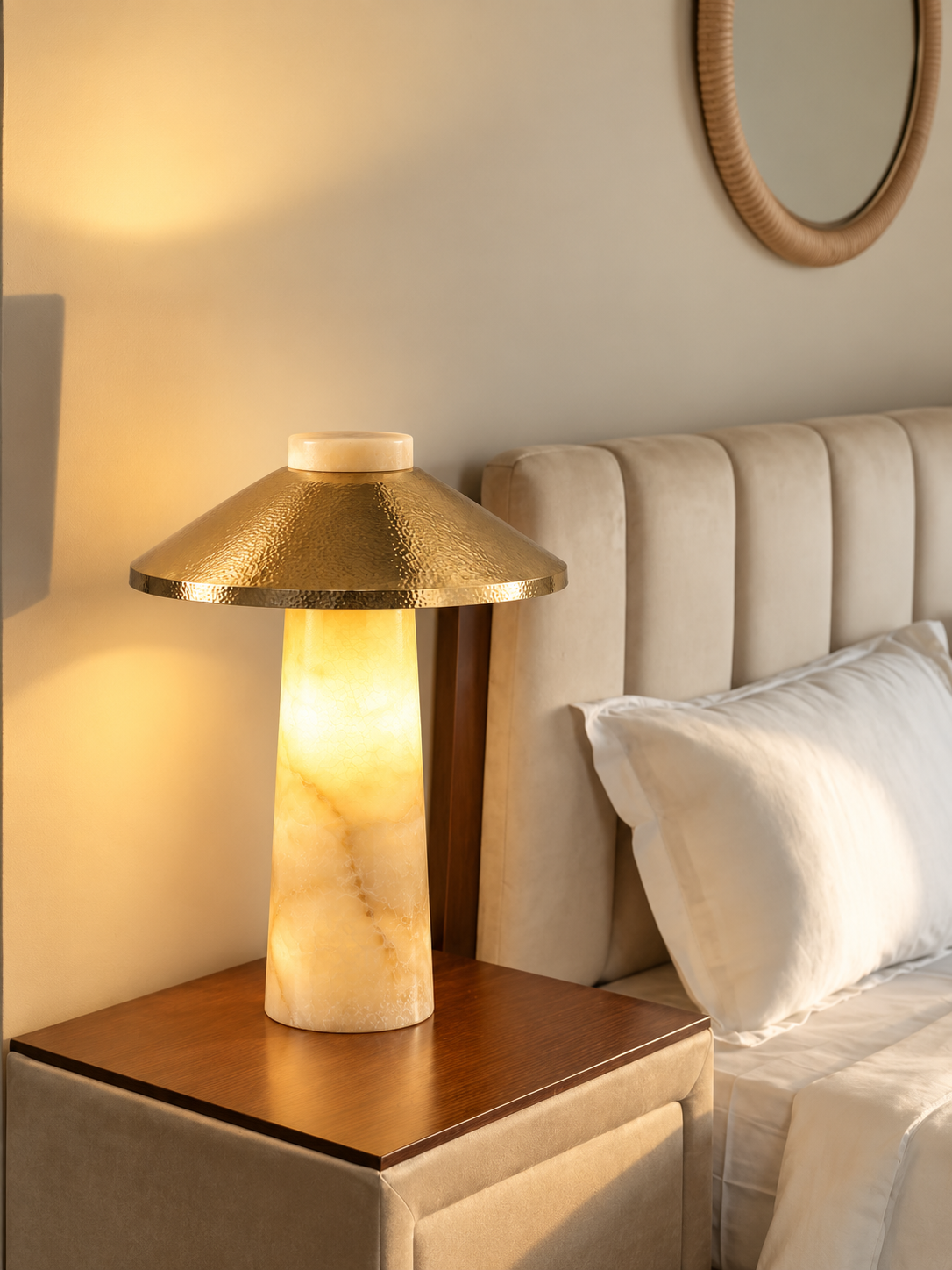 Spanish Alabaster Oria Table Lamp