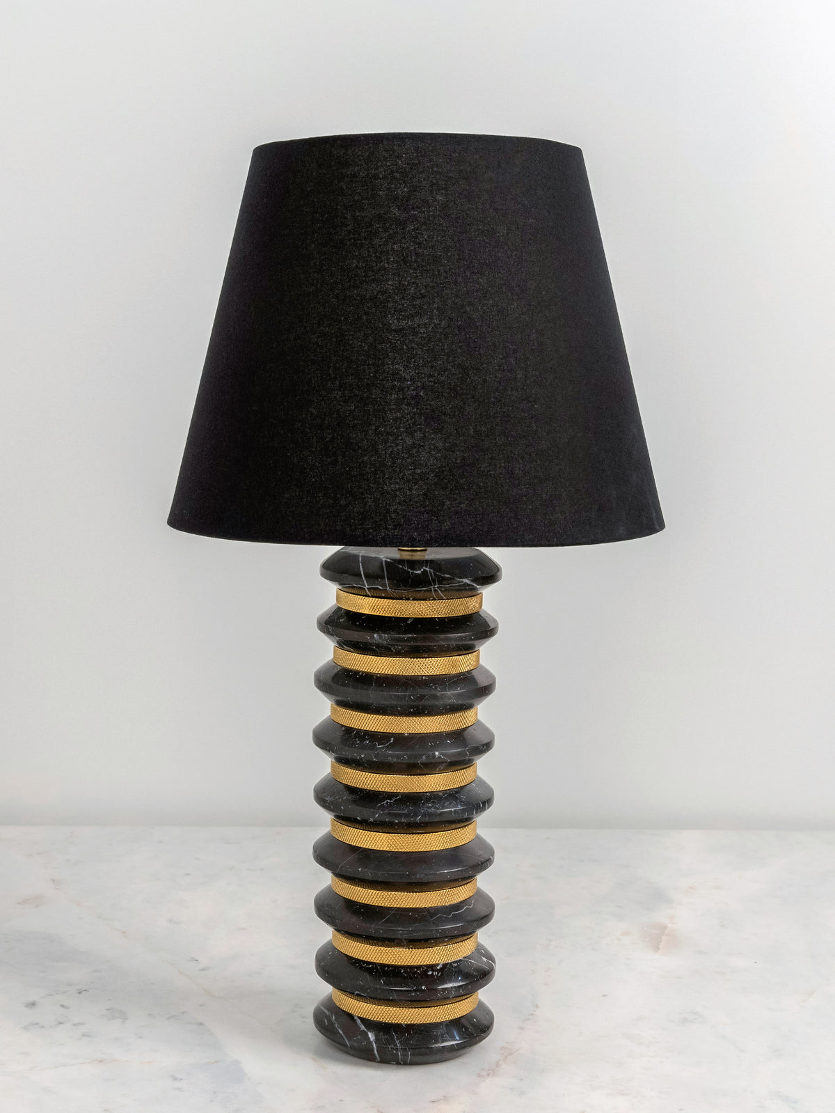 Spanish Marquina Crest Table Lamp