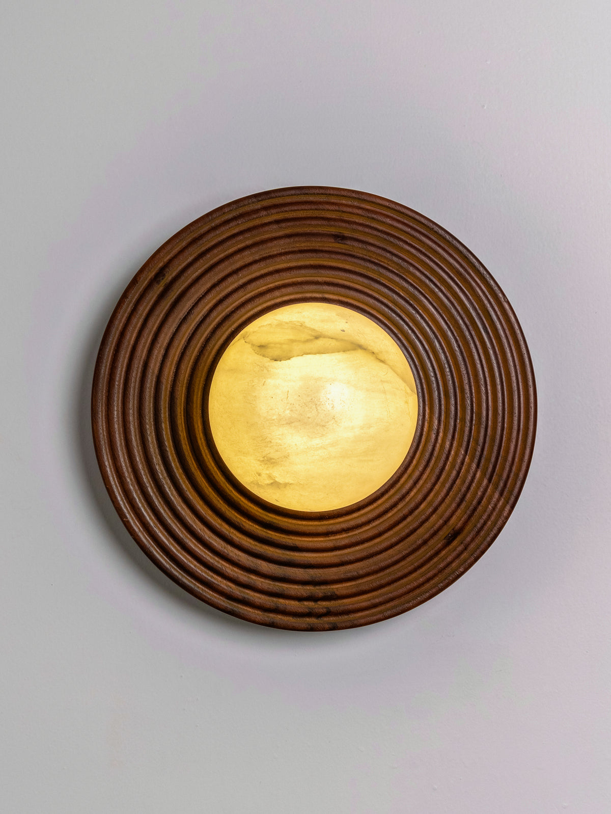 Spanish Alabster Halo  Wall Sconce