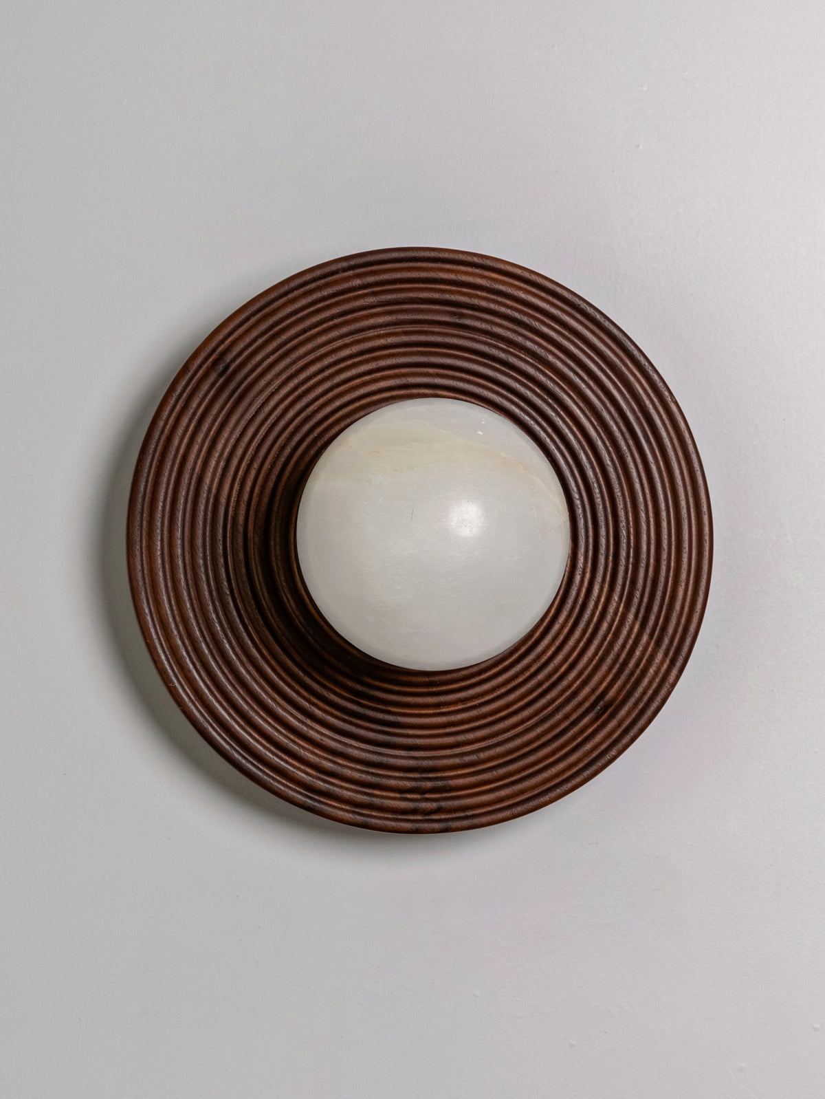 Spanish Alabster Halo  Wall Sconce