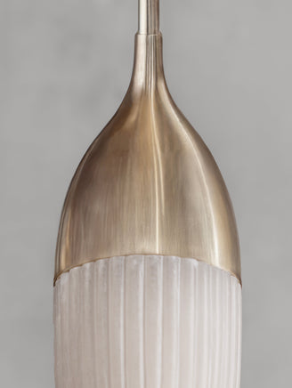 Spanish Alabaster Marble Elysian Drop Pendant Light