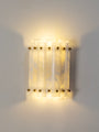 Spanish Alabaster Marble Strata Wall Sconce