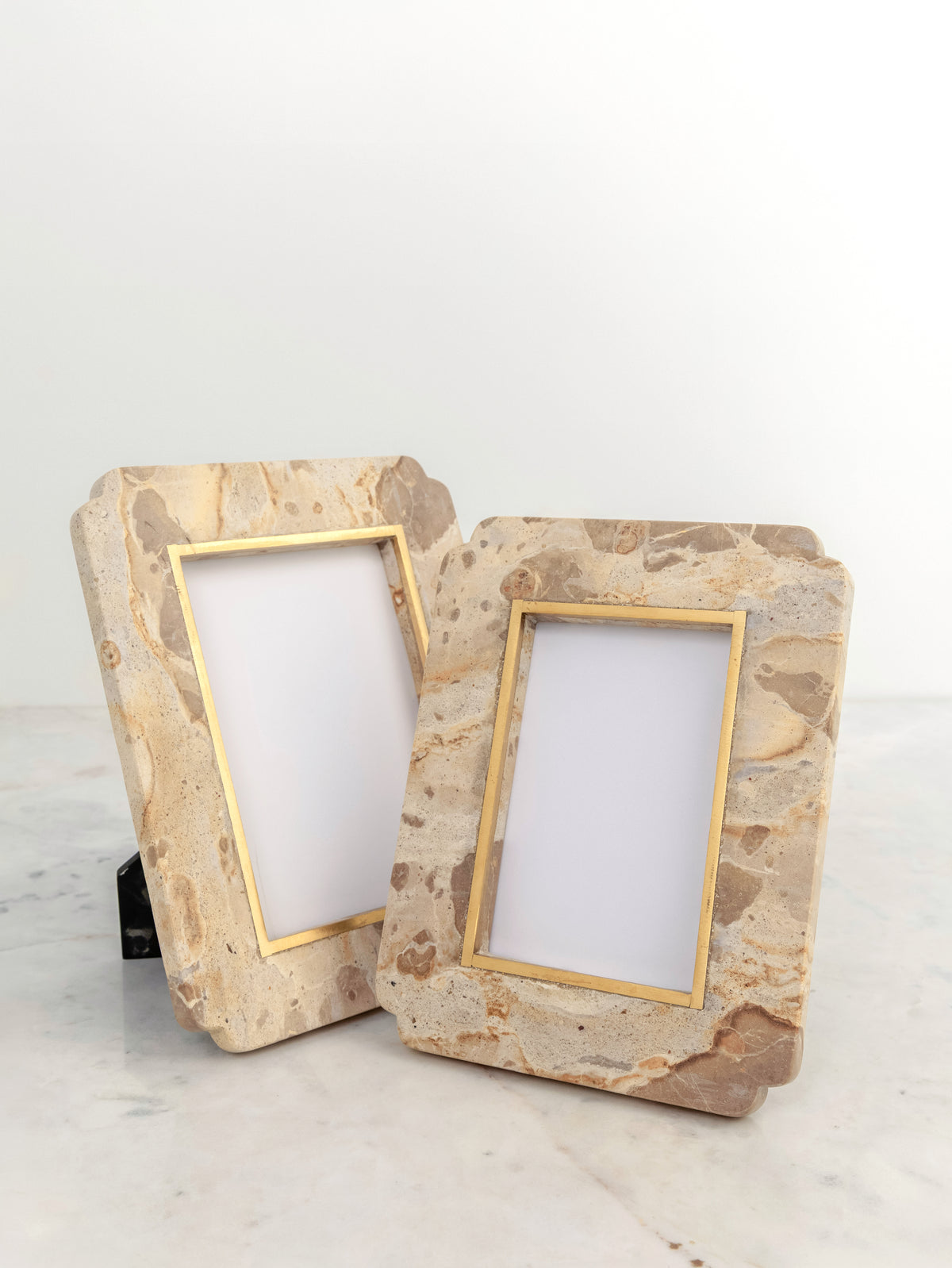Fossil Beige Luxe Photo Frame - 5x7" - H-SPF-0007A image 2