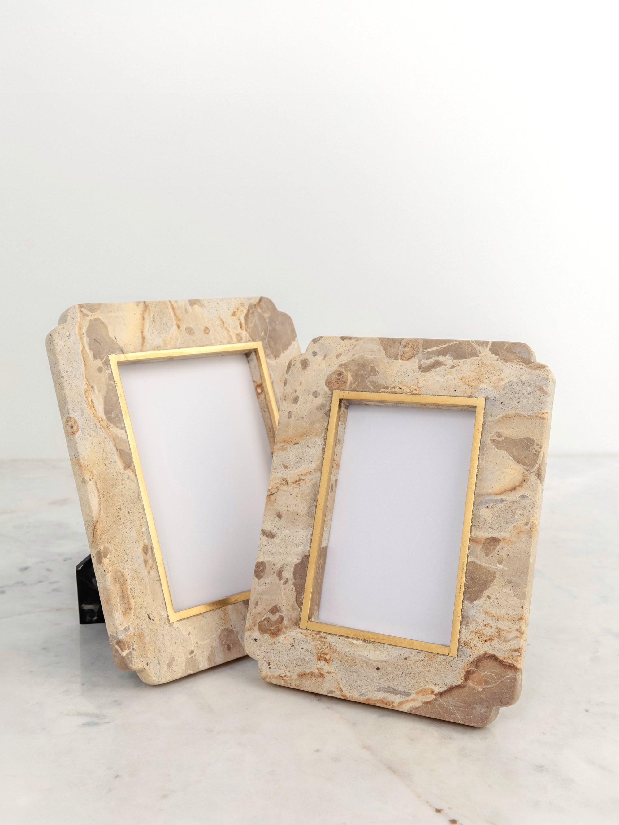 Fossil Beige Luxe Photo Frame - 4x6" - H-SPF-0007C image 3