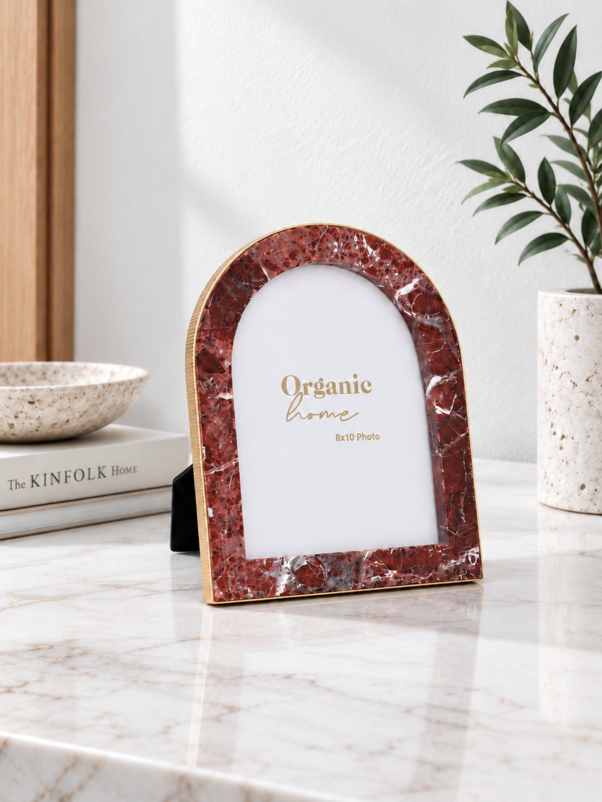Arco Rosso Levanto Marble Photo Frame - view 1