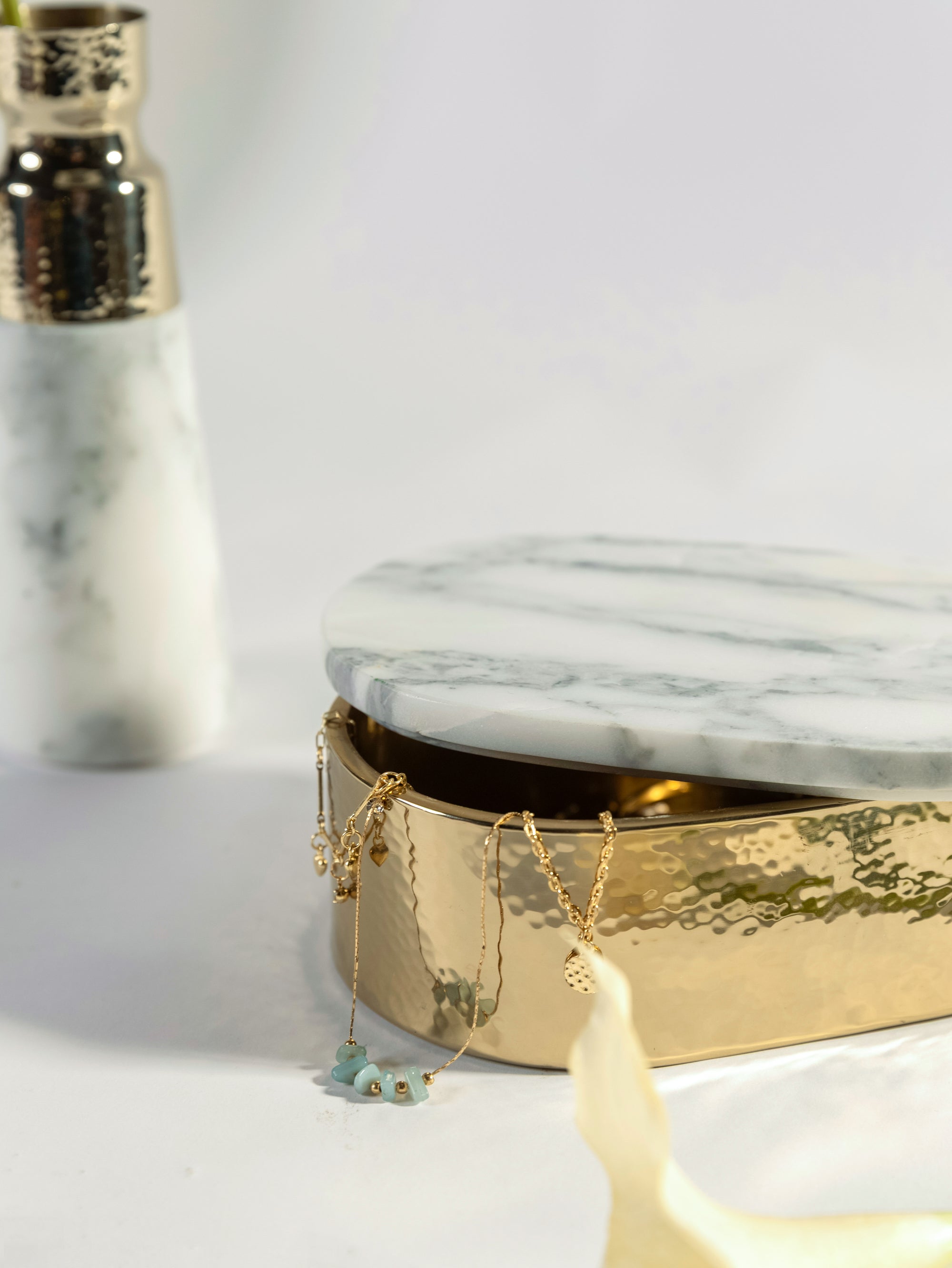 Italian Arabescato Luxe Storage Box - H-SSB-0008 image 4