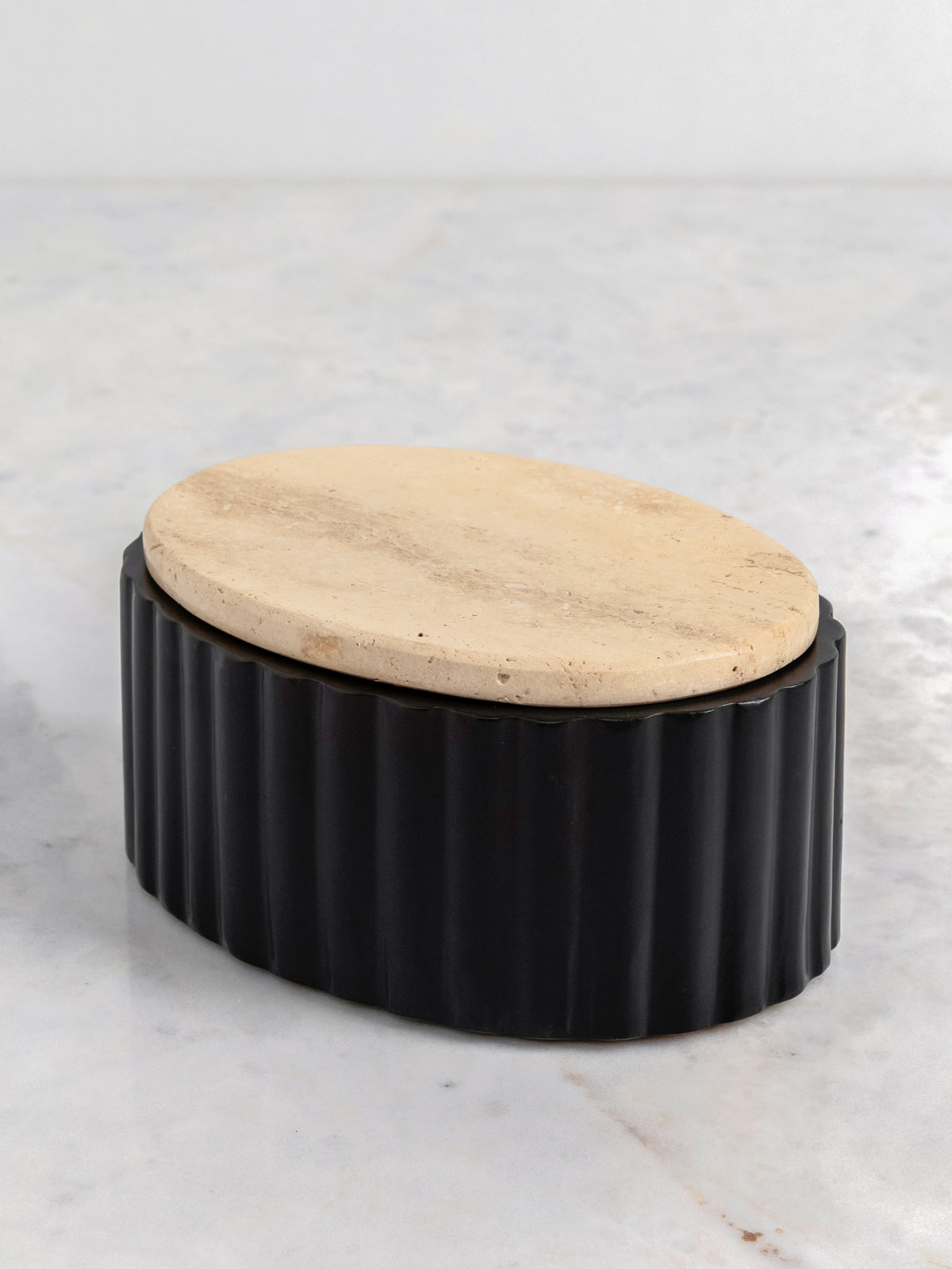 Travertine Halo Box