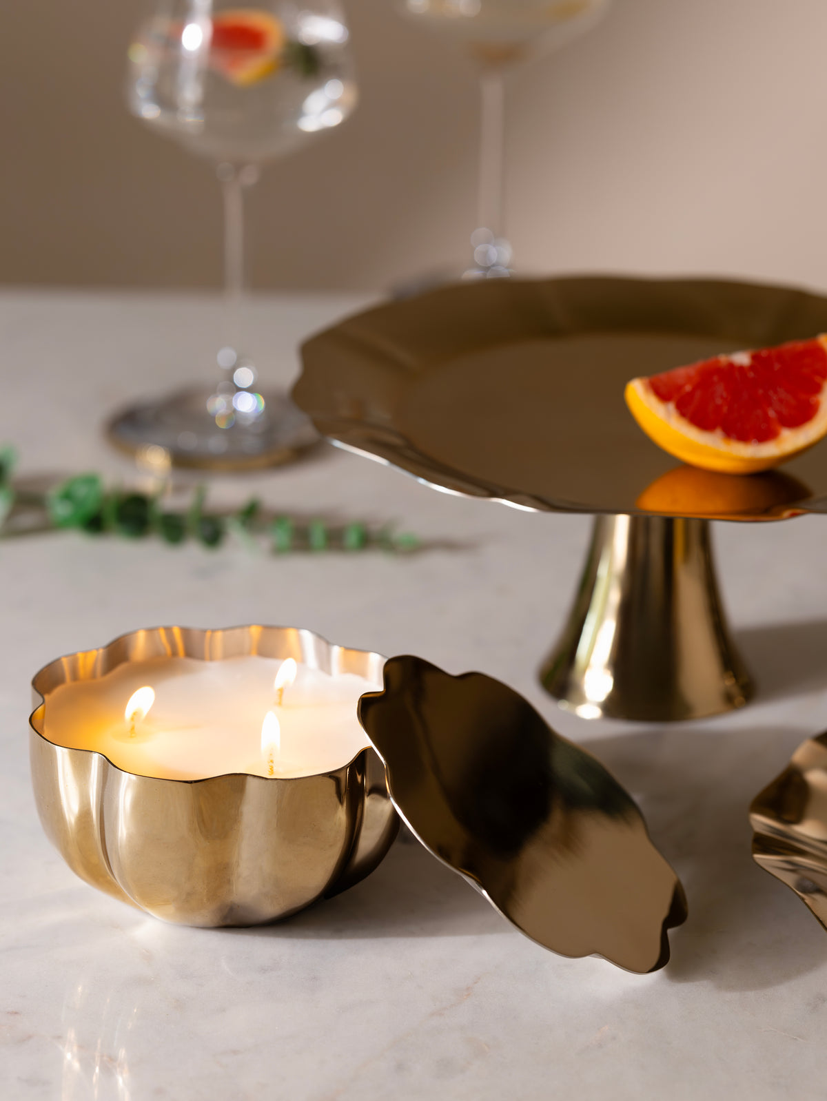 Petal Edge Scented Candle Vessel