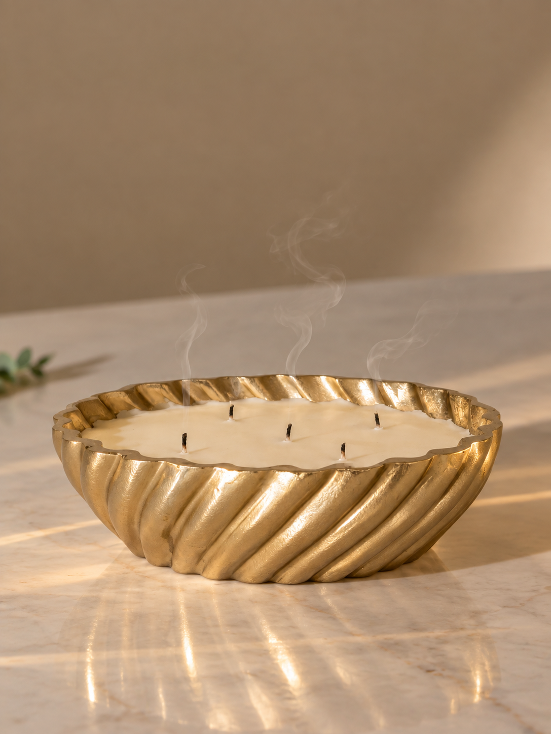 Spiral Twist Scented Candle Vessel