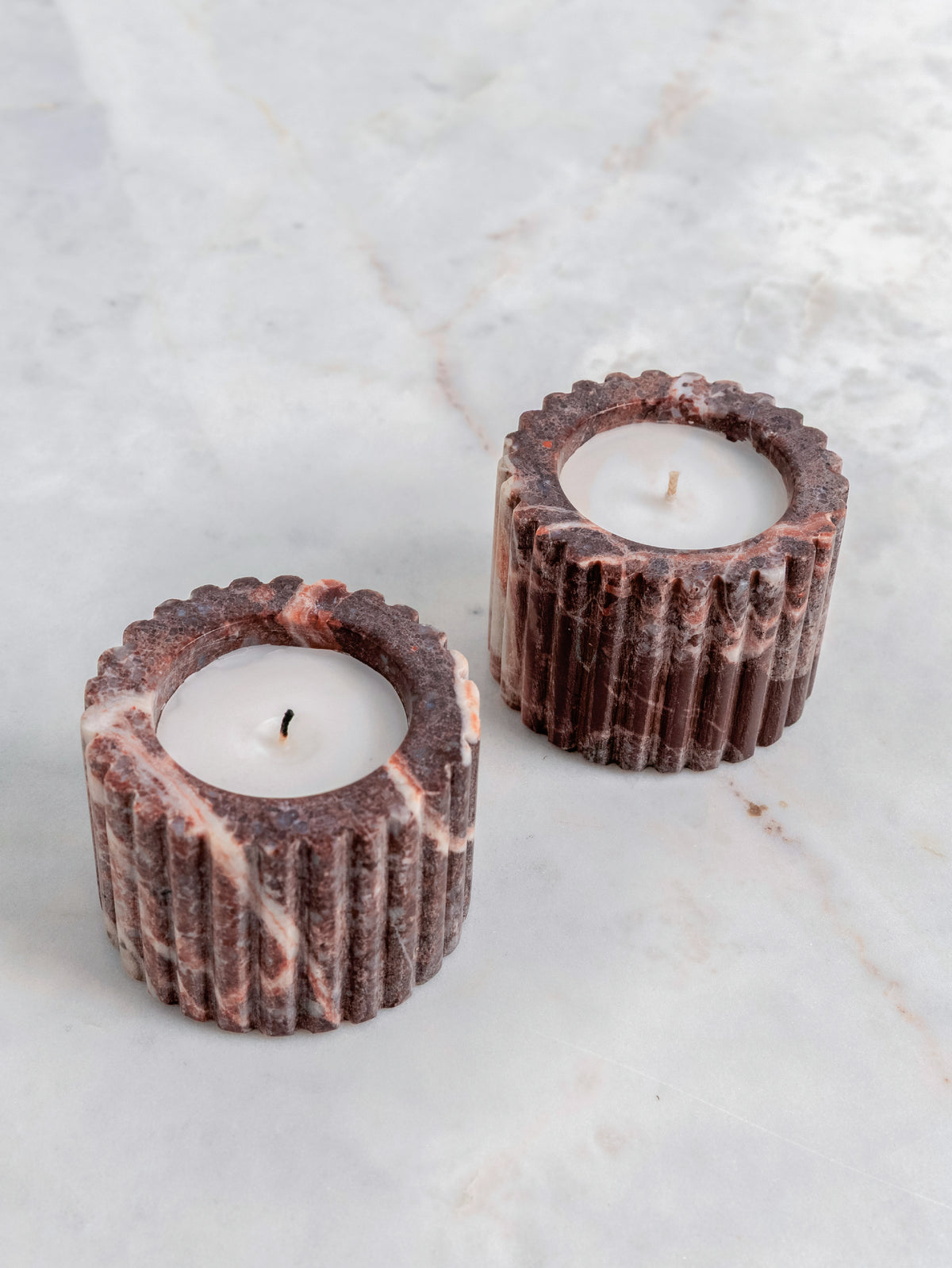 Red Levanto Grande Scented Candle Vessel Set of 2