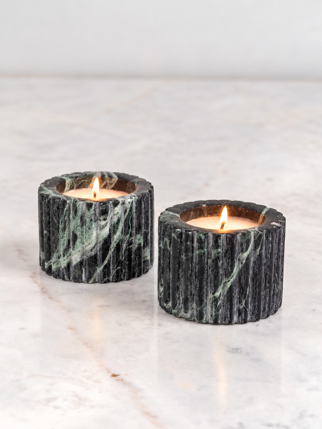 Verdant Aureo Scented Candle Vessels set of 2