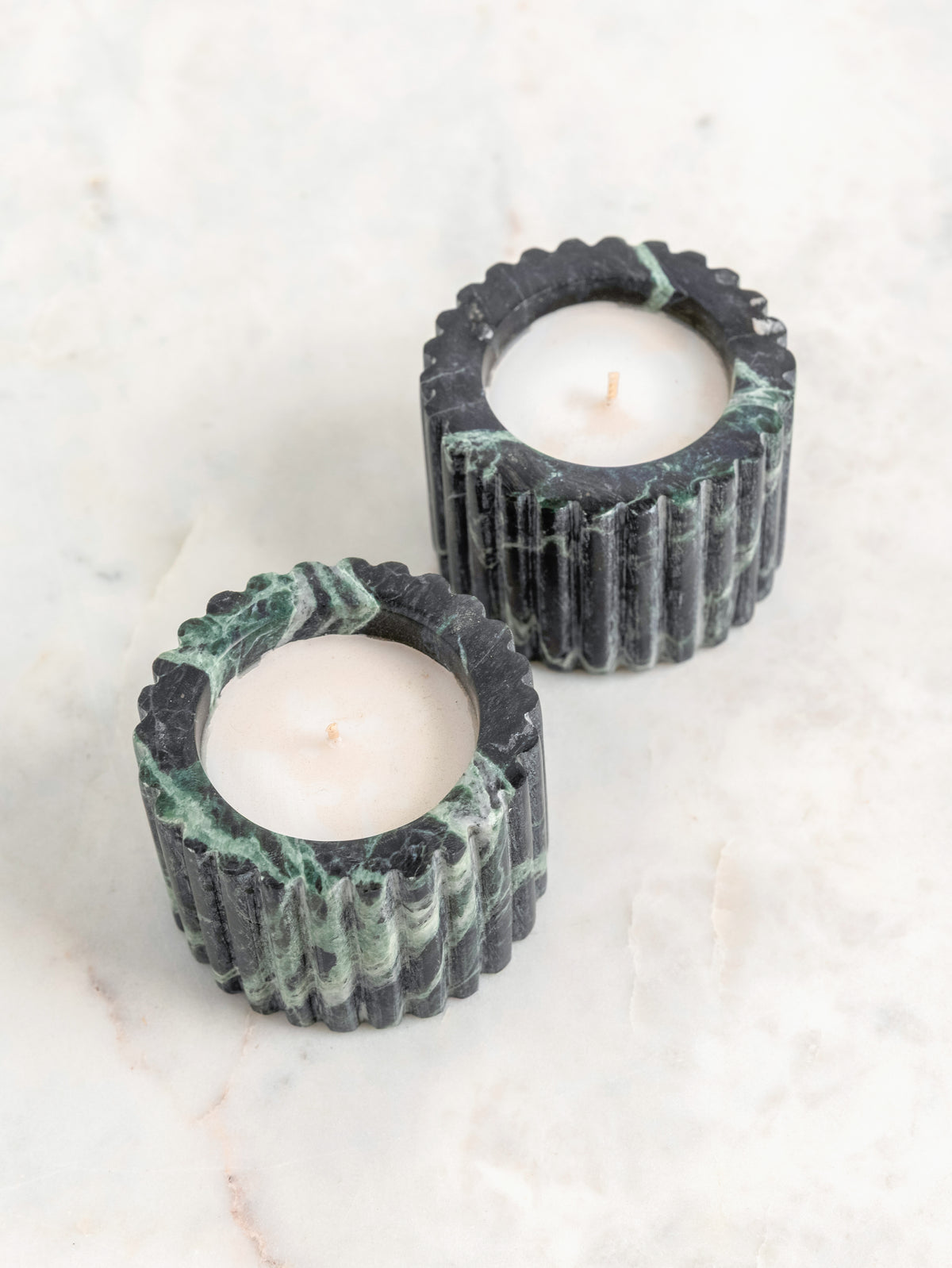 Verdant Aureo Scented Candle Vessels set of 2
