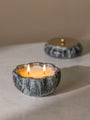Aurelia Green Marble Candle Vessel