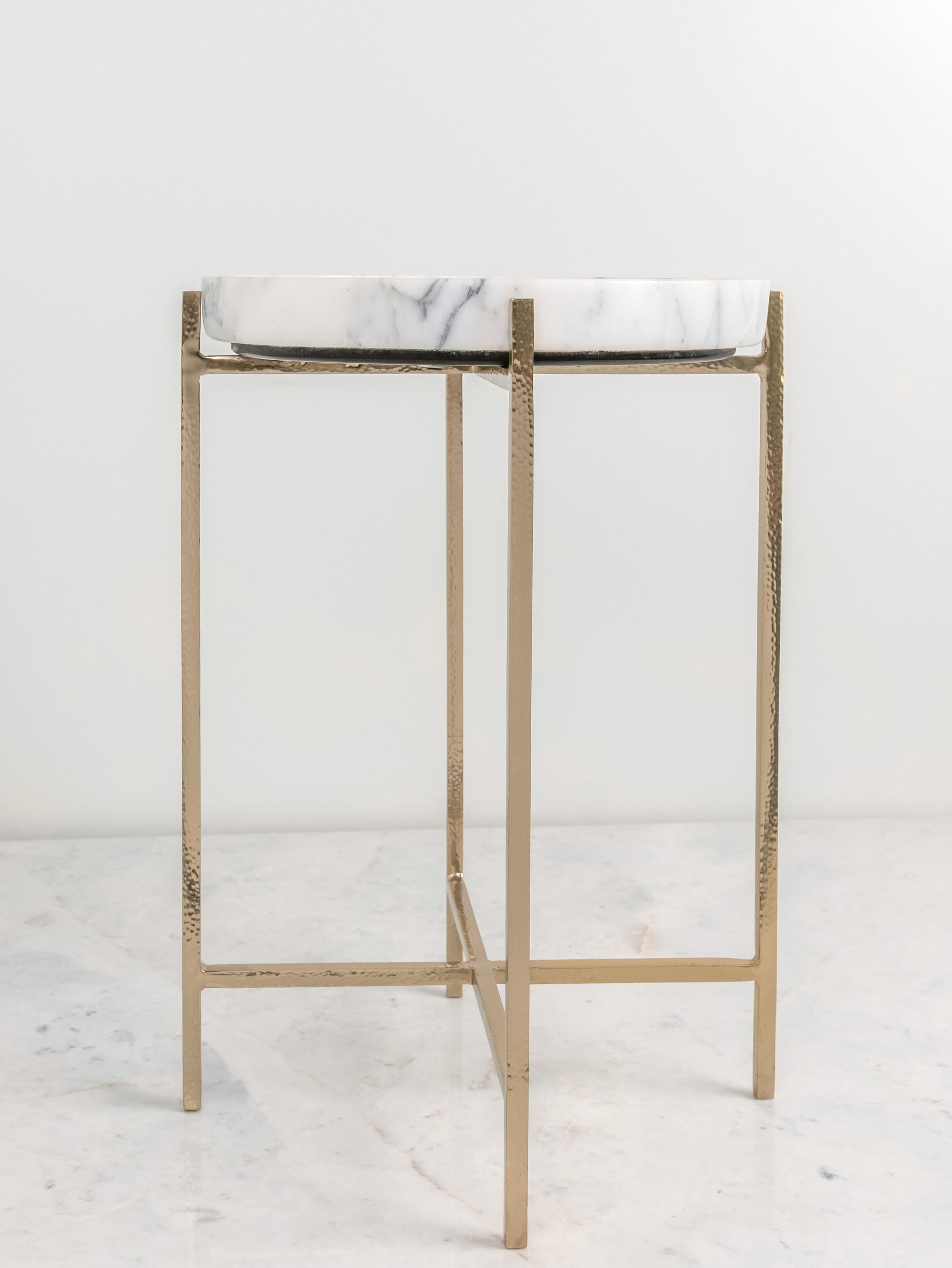 Arabescato Aurex Side Table – 14" x 20" - H-STT-11 image 3
