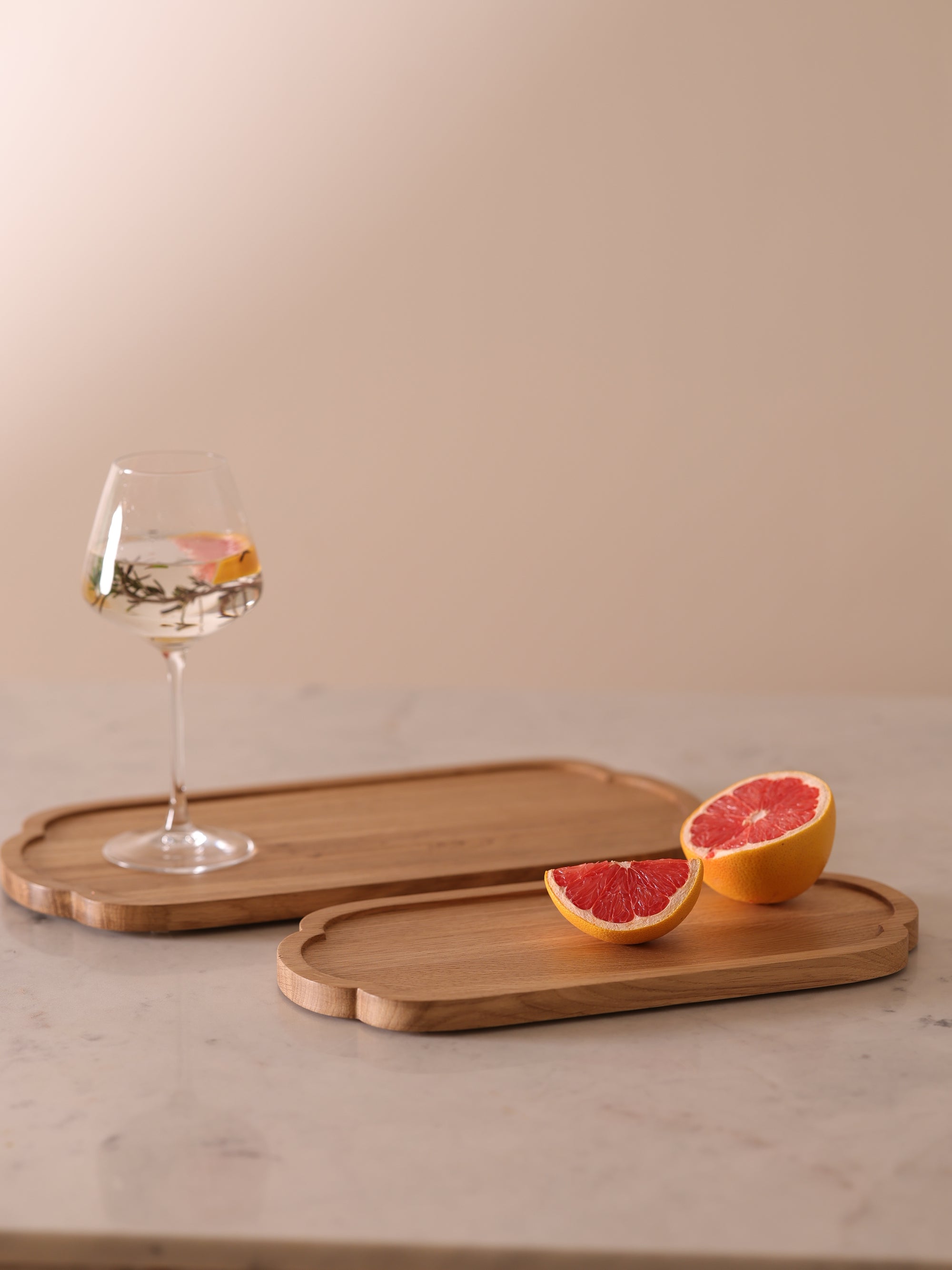Quercia Oak Wood Tray - 14X7