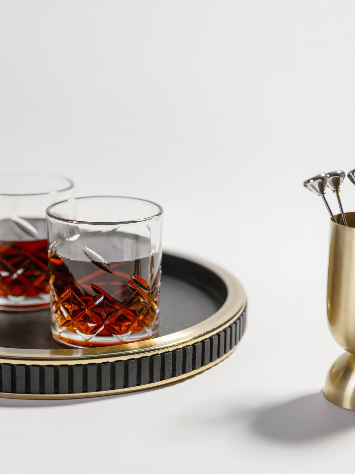 Aureum Round Serving Tray