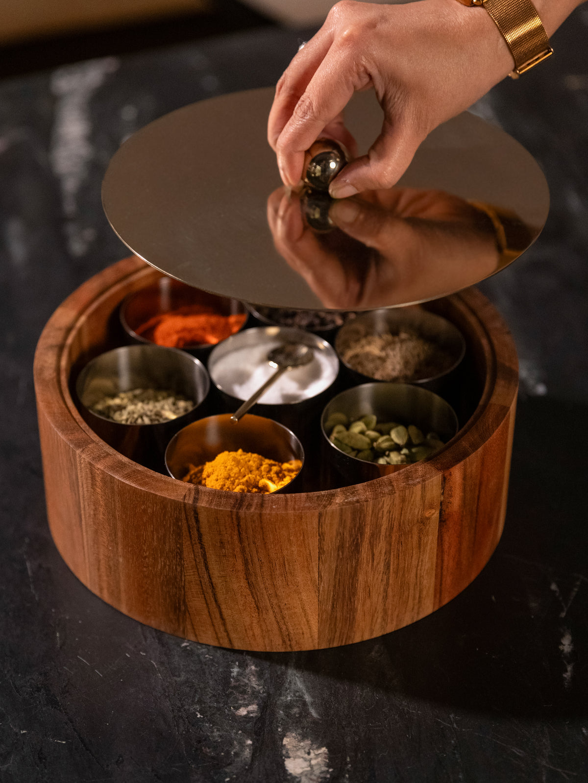 Woodcrest Spice Box