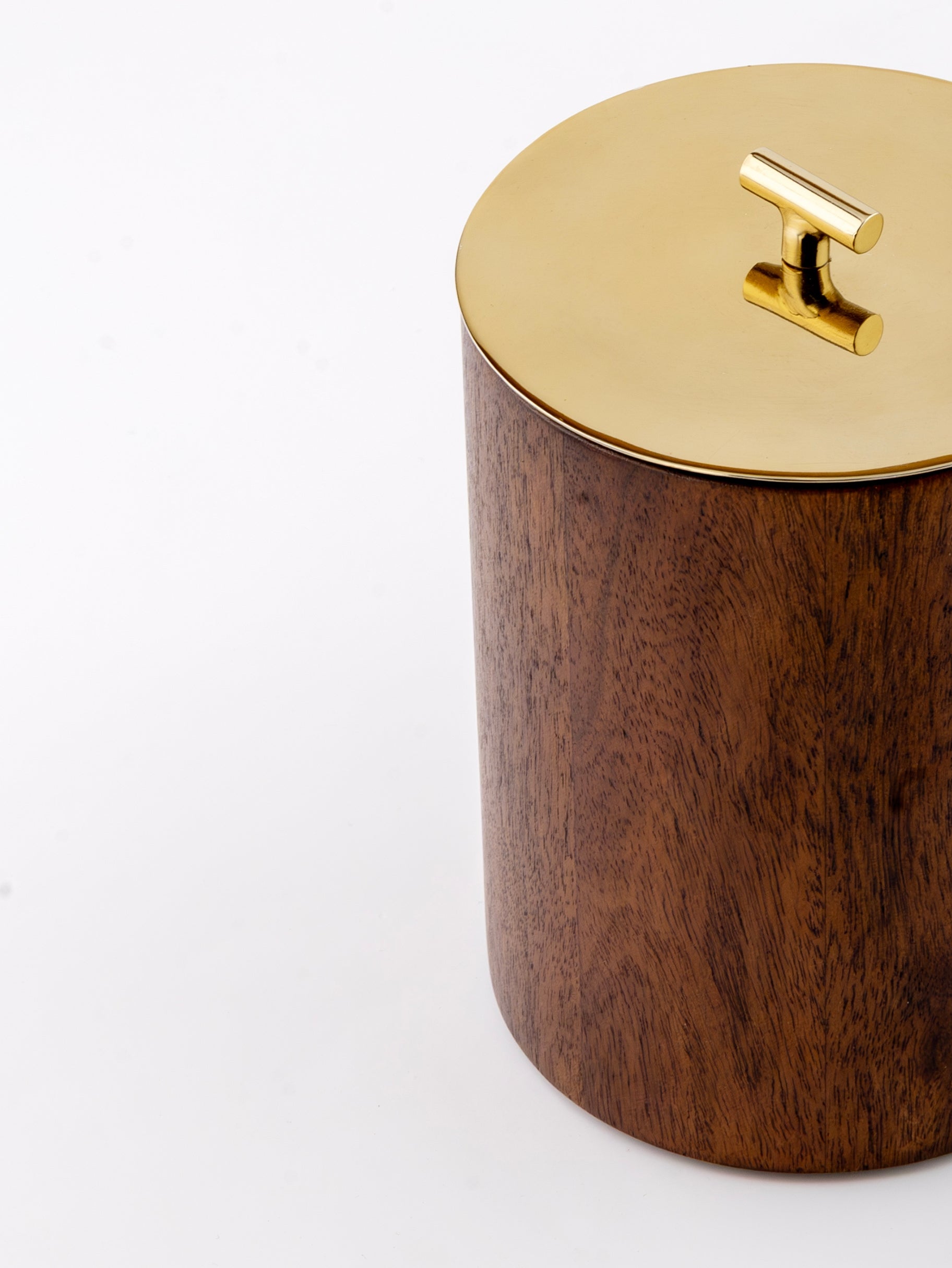 Aurex Wooden Storage Jar