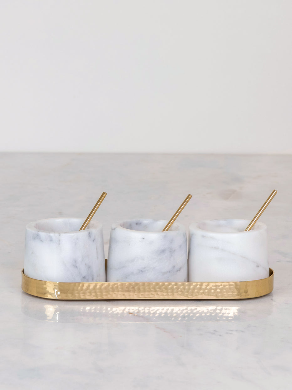 Atelier Arabescato Condiment Set