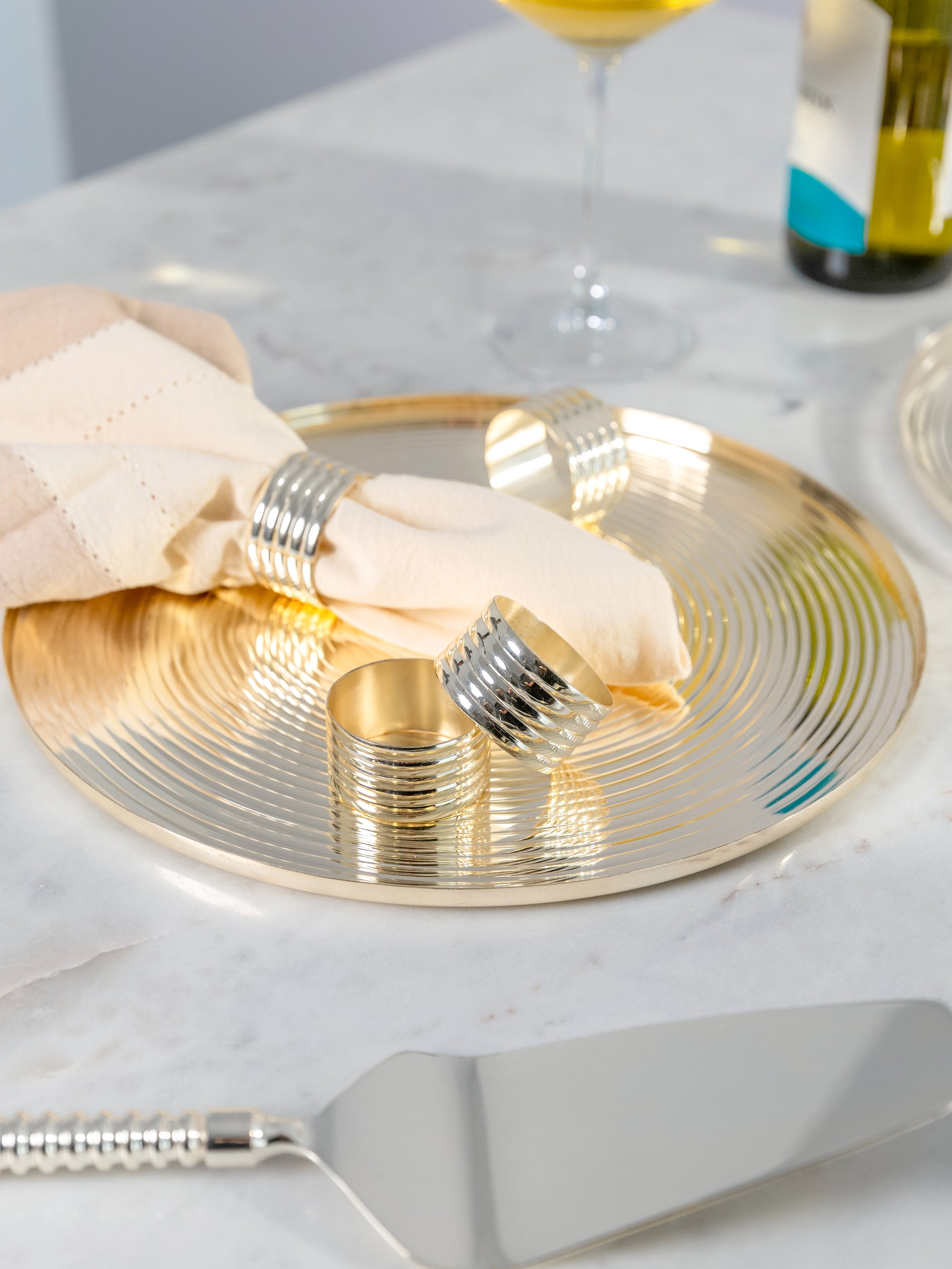 Gilded Orbit Platter