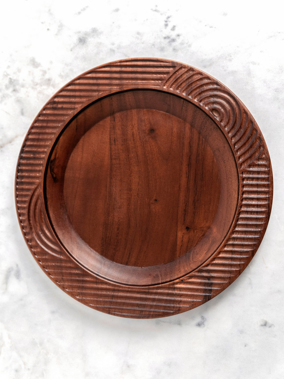 Heritage Acacia Round Platter