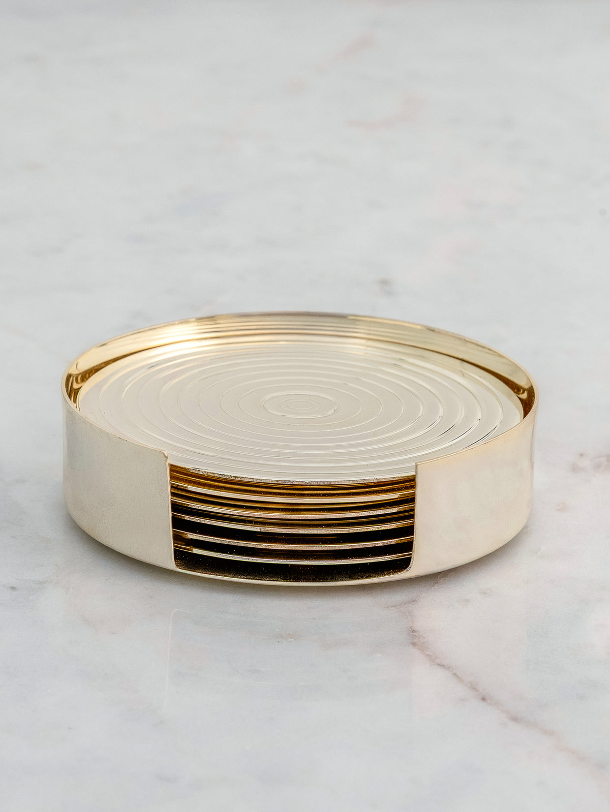 Gilded Halo Coasters set of 6