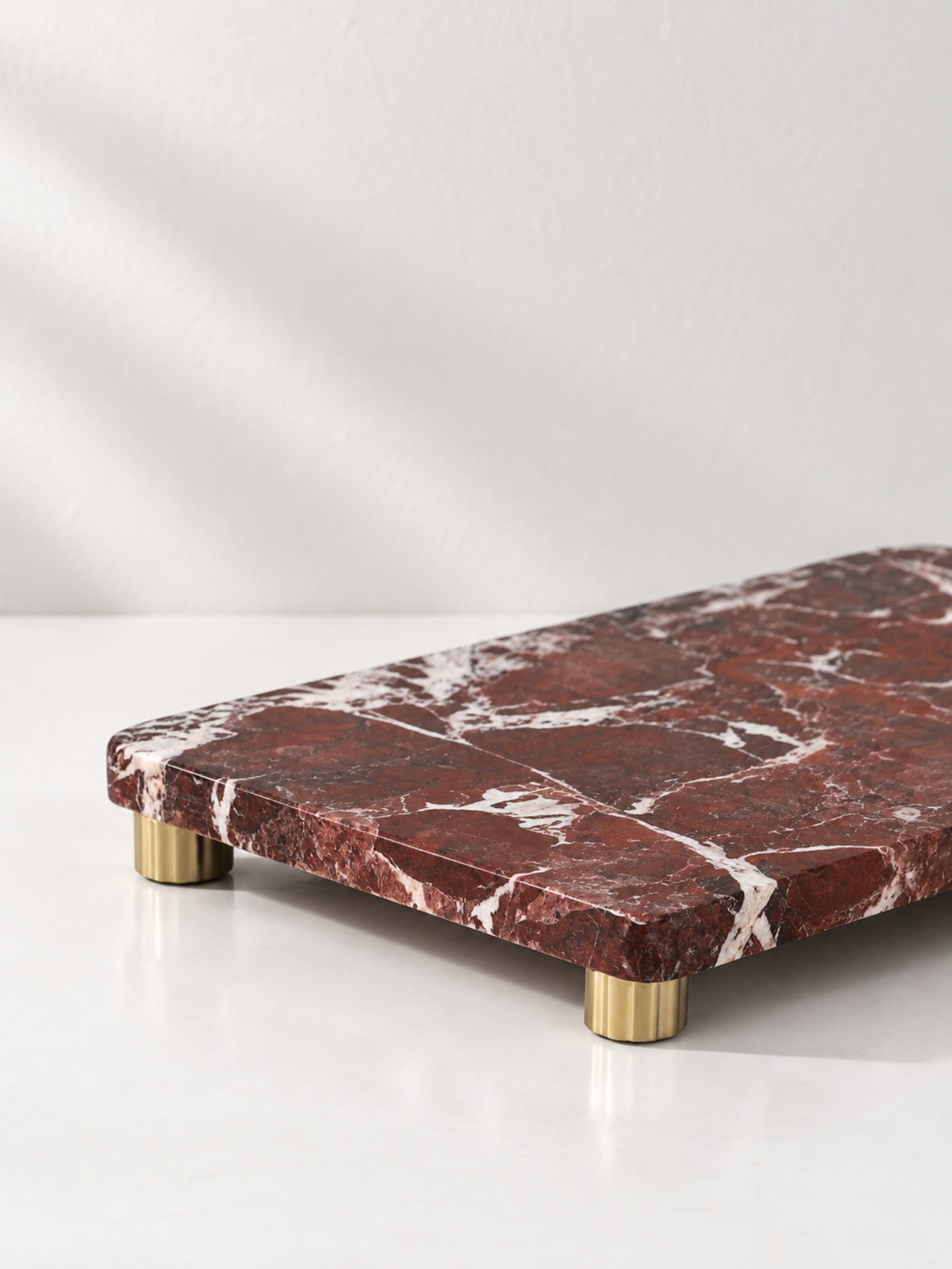 Rosso Levanto Marble Étoile Pedestal Board - view 4
